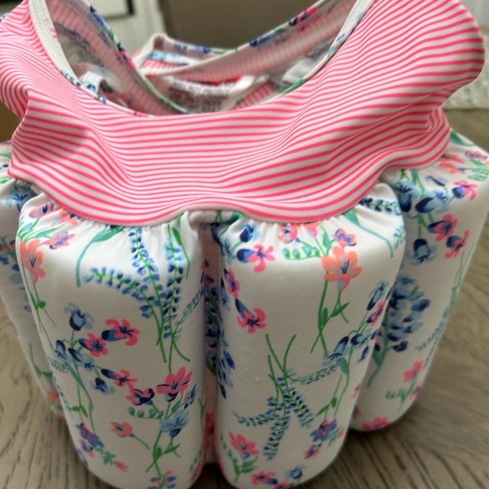 Floral Kids Sunuva Floatie Swimsuit size 1-2 years old